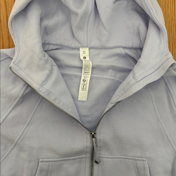 Lululemon Scuba Oversized Full-Zip Hoodie in Serene Blue M/L - Picture 3 of 4